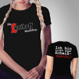 Frauen T-Shirt Die Lunikoff Verschwrung Schei Habibi Schwarz