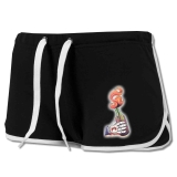 Frauen Shorts Molli Schwarz Wei�