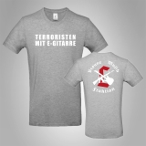T-Shirt Terroristen mit E-Gitarre