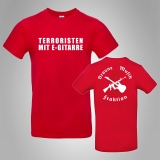 T-Shirt Terroristen mit E-Gitarre
