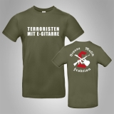 T-Shirt Terroristen mit E-Gitarre