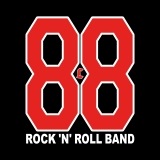 T-Shirt 88 Rock 'n' Roll Band Schwarz