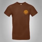 Hermannsland T-Shirt Brustlogo Gelb