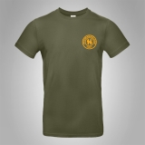 Hermannsland T-Shirt Brustlogo Gelb