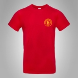Hermannsland T-Shirt Brustlogo Gelb