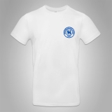 Hermannsland T-Shirt Brustlogo Blau