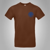 Hermannsland T-Shirt Brustlogo Blau
