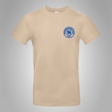 Hermannsland T-Shirt Brustlogo Blau