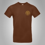 Hermannsland T-Shirt Brustlogo Gold