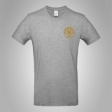 Hermannsland T-Shirt Brustlogo Gold