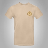Hermannsland T-Shirt Brustlogo Gold