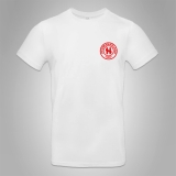 Hermannsland T-Shirt Brustlogo Rot