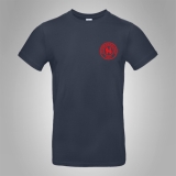Hermannsland T-Shirt Brustlogo Rot