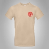 Hermannsland T-Shirt Brustlogo Rot