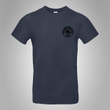 Hermannsland T-Shirt Brustlogo Schwarz