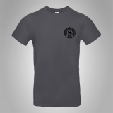 Hermannsland T-Shirt Brustlogo Schwarz