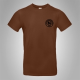 Hermannsland T-Shirt Brustlogo Schwarz