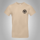 Hermannsland T-Shirt Brustlogo Schwarz