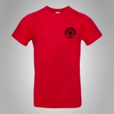 Hermannsland T-Shirt Brustlogo Schwarz