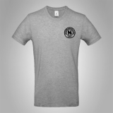 Hermannsland T-Shirt Brustlogo Schwarz