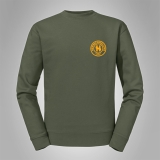 Pullover Hermannsland - Brustlogo Gelb