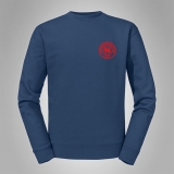 Pullover Hermannsland - Brustlogo Rot