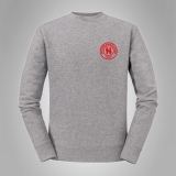 Pullover Hermannsland - Brustlogo Rot