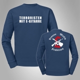 Pullover Terroristen mit E-Gitarre