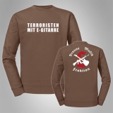 Pullover Terroristen mit E-Gitarre