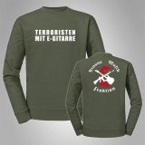Pullover Terroristen mit E-Gitarre