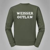 Pullover Weisser Outlaw Front Gro�