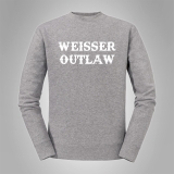 Pullover Weisser Outlaw Front Gro�