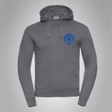 Kapuzenpullover Hermannsland Brustlogo Blau