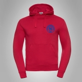 Kapuzenpullover Hermannsland Brustlogo Blau