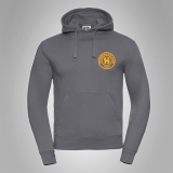 Kapuzenpullover Hermannsland Brustlogo Gelb