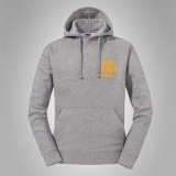 Kapuzenpullover Hermannsland Brustlogo Gelb