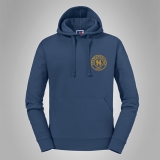 Kapuzenpullover Hermannsland Brustlogo Gold