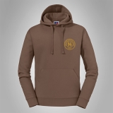 Kapuzenpullover Hermannsland Brustlogo Gold