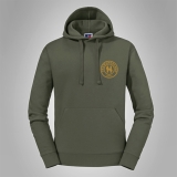 Kapuzenpullover Hermannsland Brustlogo Gold