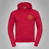 Kapuzenpullover Hermannsland Brustlogo Gold