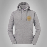 Kapuzenpullover Hermannsland Brustlogo Gold