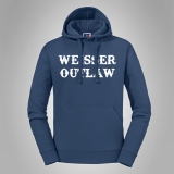 Kapuzenpullover Weisser Outlaw Front Gro�