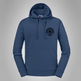 Kapuzenpullover Hermannsland Brustlogo Schwarz