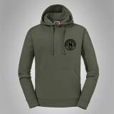 Kapuzenpullover Hermannsland Brustlogo Schwarz