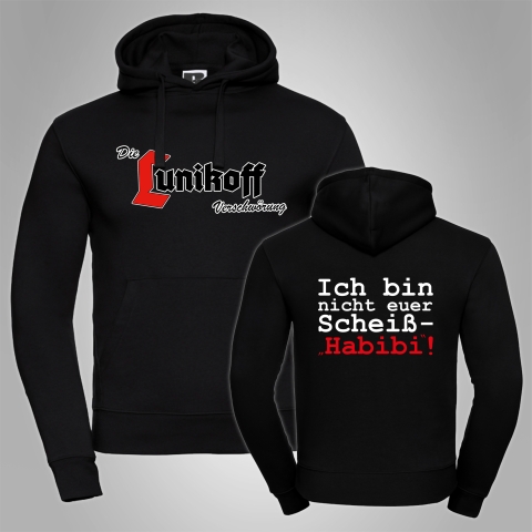 Kapuzenpullover Die Lunikoff Verschw�rung - Schei� Habibi