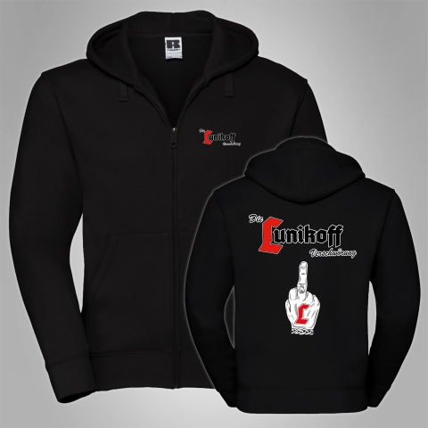 Kapuzenjacke Die Lunikoff Verschw�rung - Bandlogo Finger
