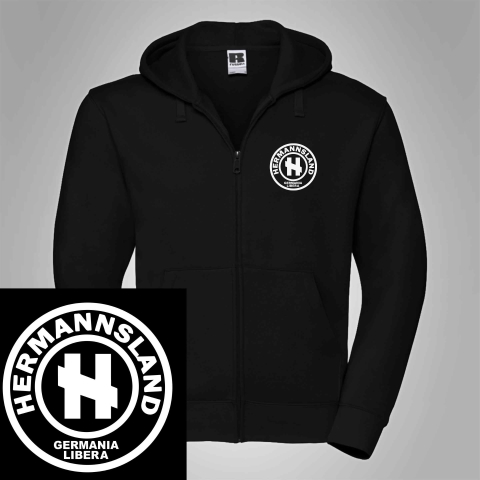 Kapuzenjacken Hermannsland Brustlogo Wei�