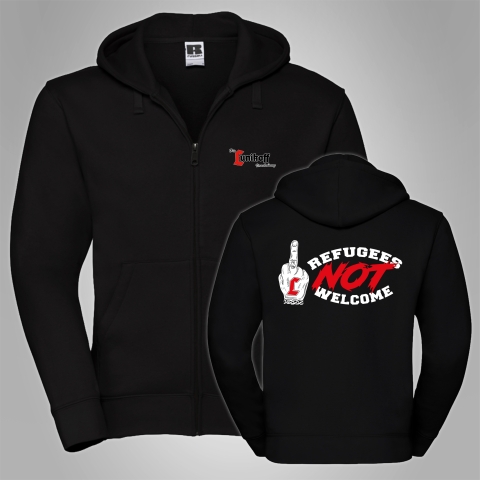 Kapuzenjacke Lunikoff - Refugees not Welcome