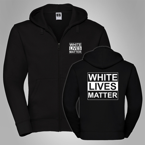 Kapuzenjacke Hermannsland - White Lives Matter