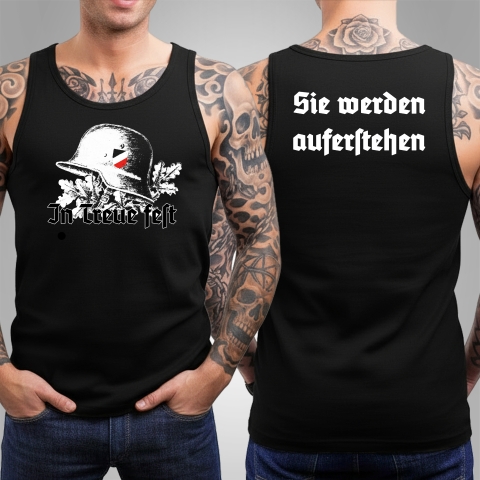 Tanktop In Treue fest Schwarz
